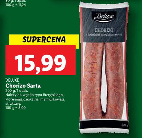 Kie Basa Chorizo Agodna Deluxe Cena Promocje Opinie Sklep