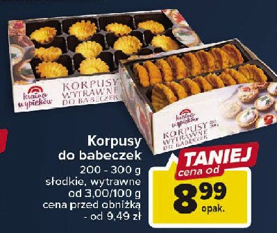 Korpusy do babeczek Kraina wypieków cena promocje opinie sklep