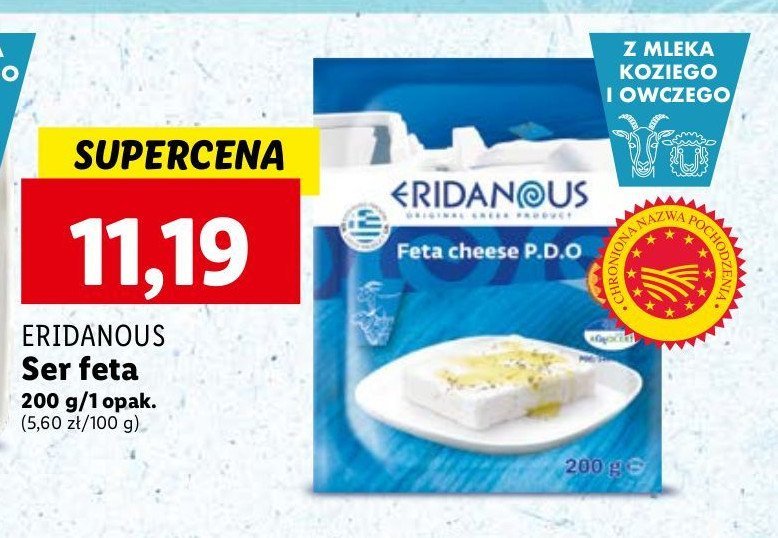 Ser Feta Eridanous Cena Promocja Lidl Opinie Blix Pl Brak Ofert