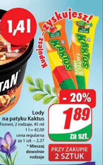 Lody Kaktus Jablko Nestle Kaktus Cena Promocje Opinie Sklep