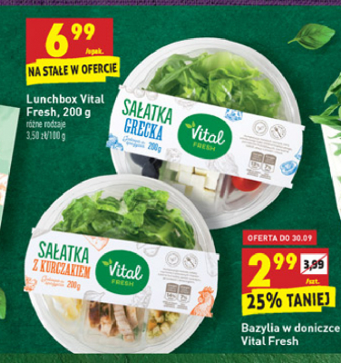 Sałatka grecka Vital fresh cena promocje opinie sklep Blix pl