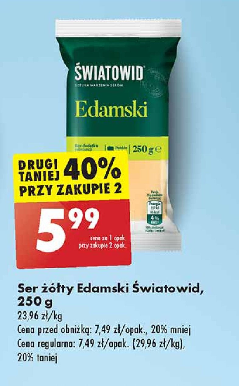 Ser edamski Światowid cena promocje opinie sklep Blix pl