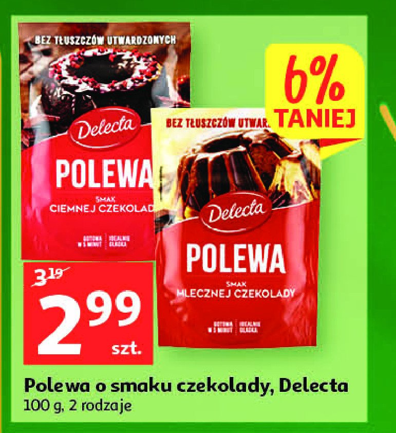 Polewa Smak Mlecznej Czekolady Delecta Cena Promocje Opinie