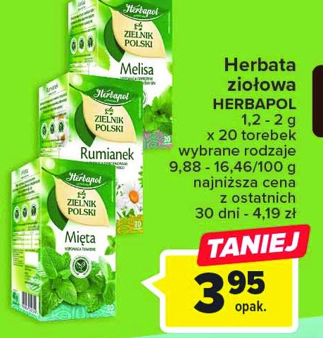 Herbatka Rumianek Herbapol Zielnik Polski Cena Promocje Opinie