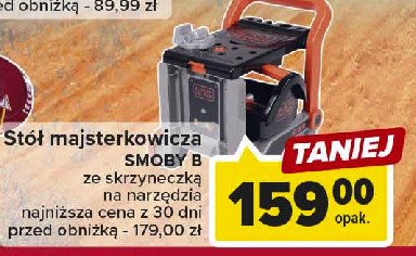 Stół majsterkowicza black decker walizka z narzędziami 3w1 Smoby