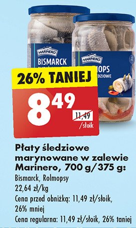 Filety Ledziowe W Zalecie Octowej Bismarck Marinero Cena Promocje