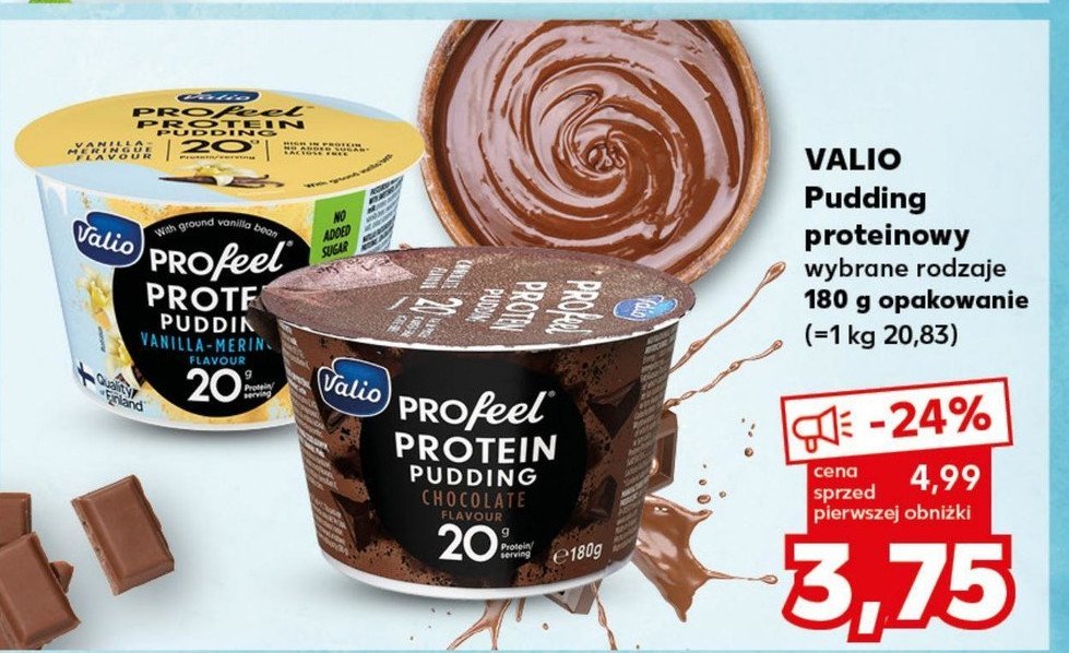 Pudding Proteinowy Czekoladowy Valio Cena Promocje Opinie Sklep