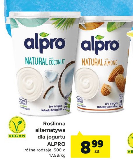 Jogurt Sojowy Brzoskwiniowy Alpro Cena Promocje Opinie Sklep