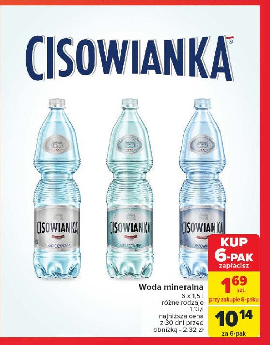 Woda Lekko Gazowana Cisowianka Cena Promocje Opinie Sklep Blix Pl