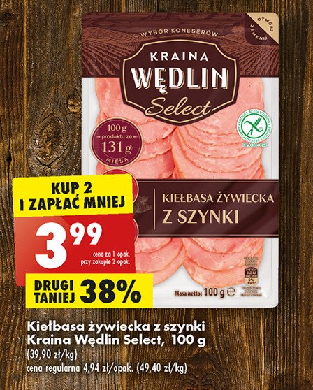 Kie Basa Ywiecka Z Szynki Kraina W Dlin Select Cena Promocje