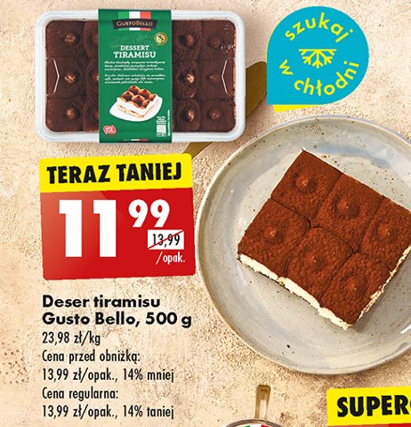 Deser Tiramisu Gustobello Biedronka Cena Promocje Opinie Blix