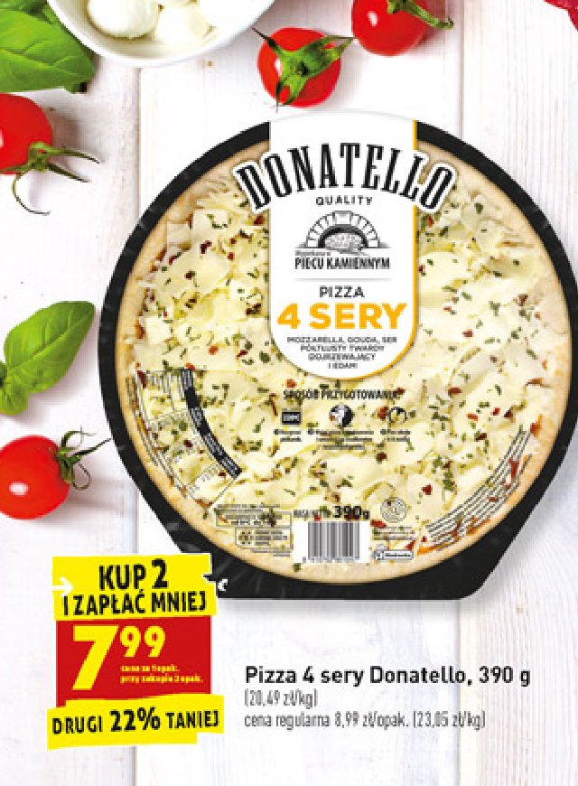 Pizza Sery Donatello Pizza Cena Promocje Opinie Sklep Blix