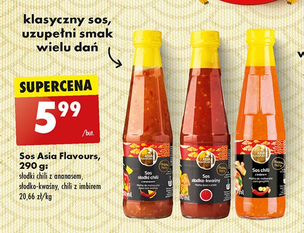 Sos S Odki Chilli Z Imbirem Asia Flavours Cena Promocje Opinie