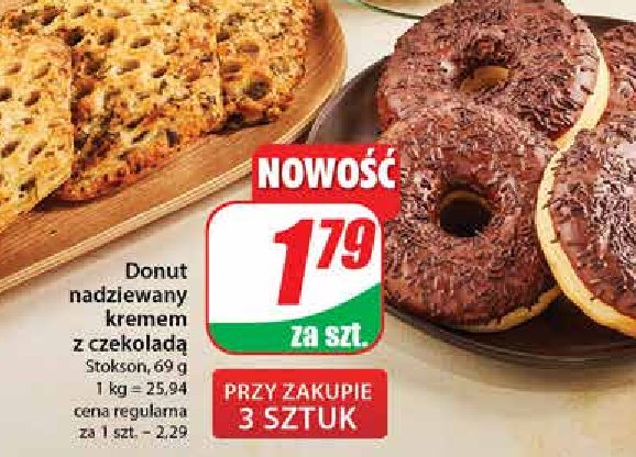 Donut Nadziewany Kremem Z Czekolad Stokson Cena Promocje Opinie