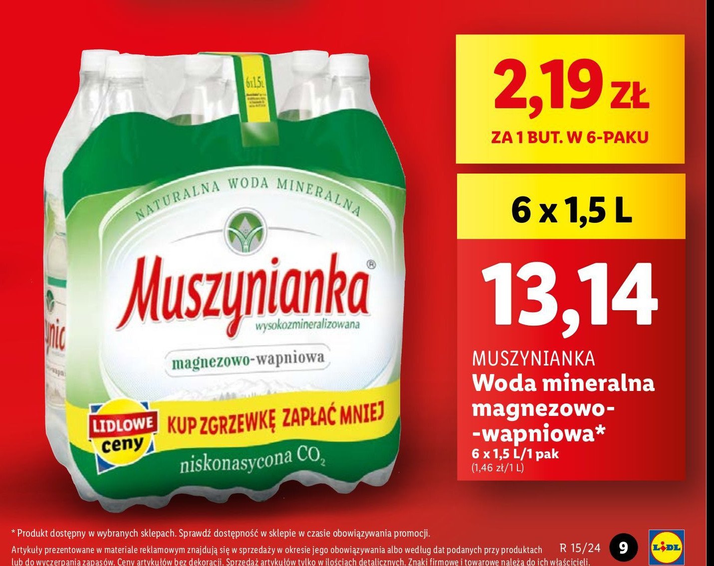 Woda Lekko Gazowana Muszynianka Cena Promocje Opinie Sklep