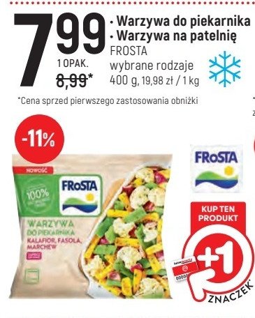 Warzywa Do Piekarnika Kalafior Fasola Marchew Frosta Cena Promocje