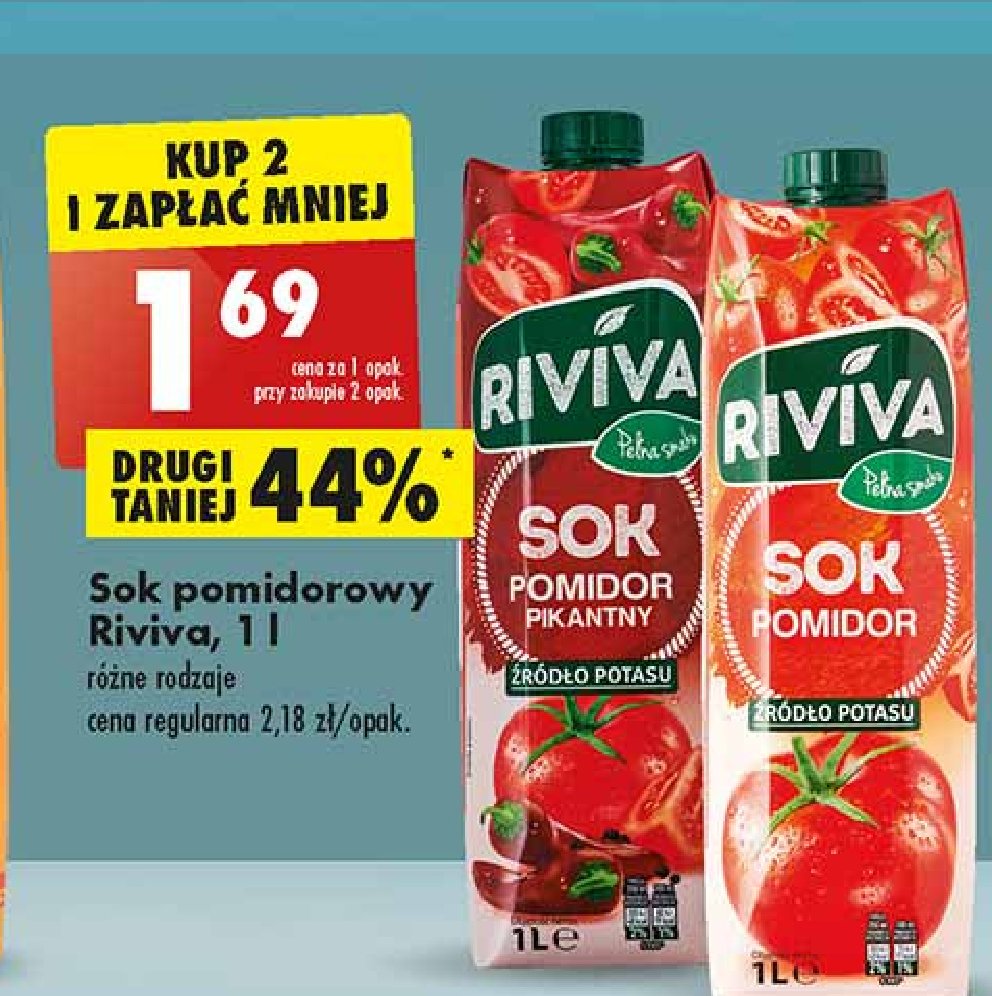 Sok Pomidorowy Pikantny Riviva Cena Promocje Opinie Sklep Blix Pl