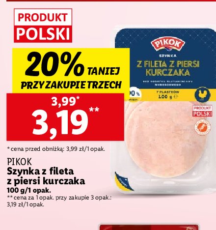 Szynka Z Fileta Z Piersi Kurczaka Pikok Cena Promocje Opinie