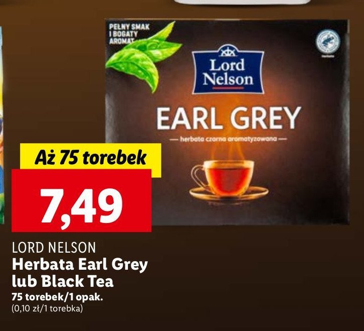 Herbata Czarna Lord Nelson Cena Promocje Opinie Sklep Blix Pl