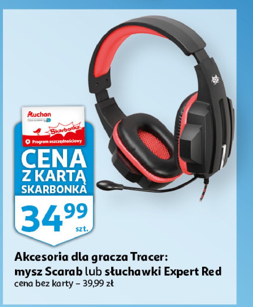 S Uchawki Gamezone Expert Red Tracer Cena Promocje Opinie Sklep