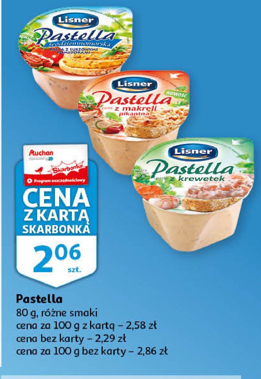 Pasta Z Makreli Pikantna Lisner Pastella Cena Promocje Opinie