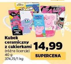 Kubek z cukierkami świnka peppa cena promocje opinie sklep