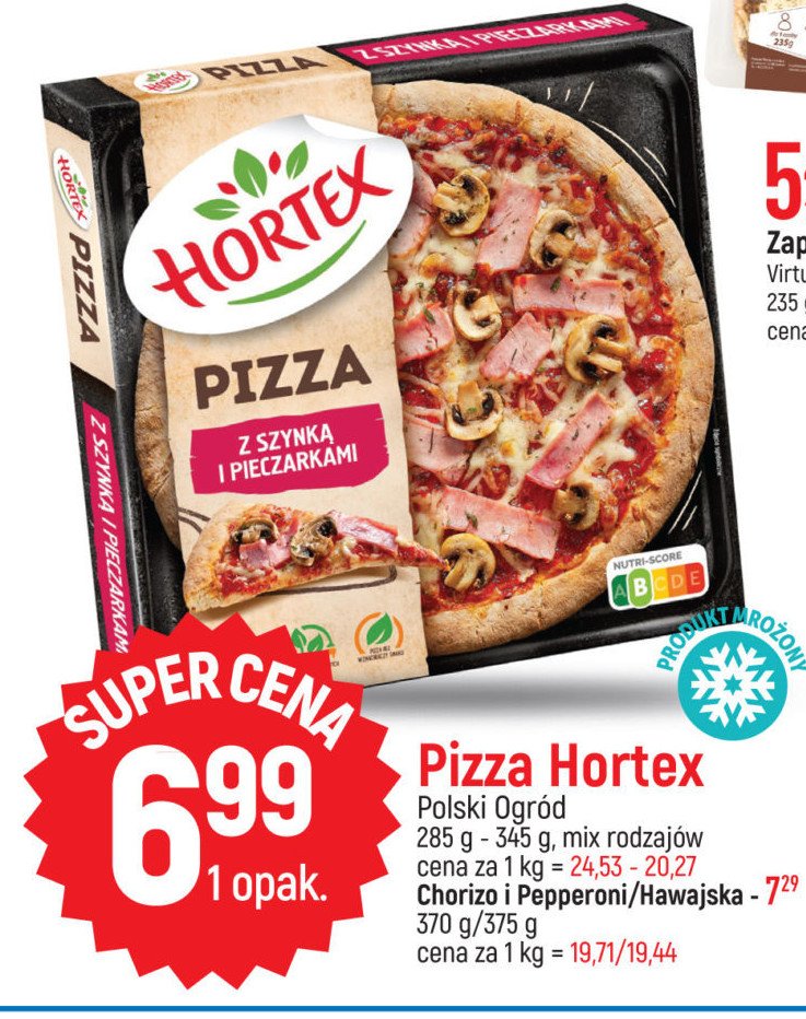 Pizza Z Szynk I Pieczarkami Hortex Cena Promocje Opinie Sklep