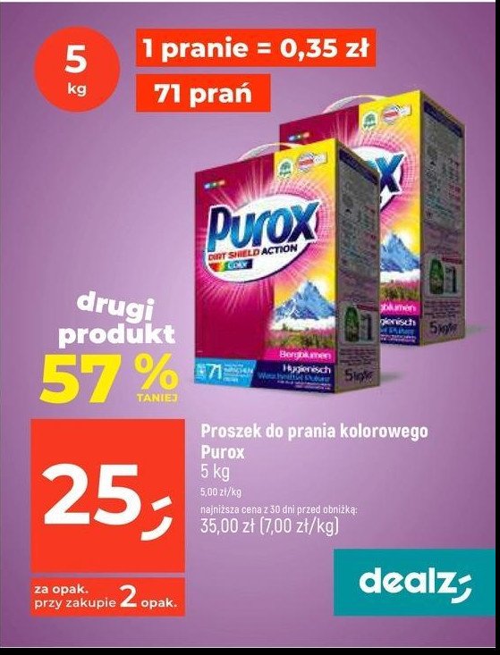 Proszek Do Prania Color Purox Cena Promocje Opinie Sklep Blix