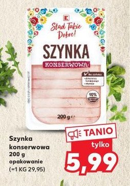 Szynka konserwowa K classic stąd takie dobre cena promocje