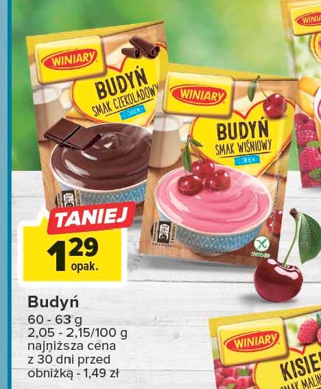 Budyń śmietankowy bez cukru Winiary cena promocje opinie sklep