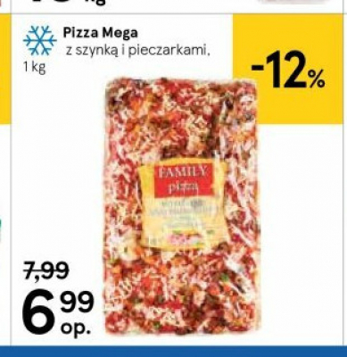 Pizza Mega Z Szynk I Pieczarkami Iglotex Cena Promocje Opinie