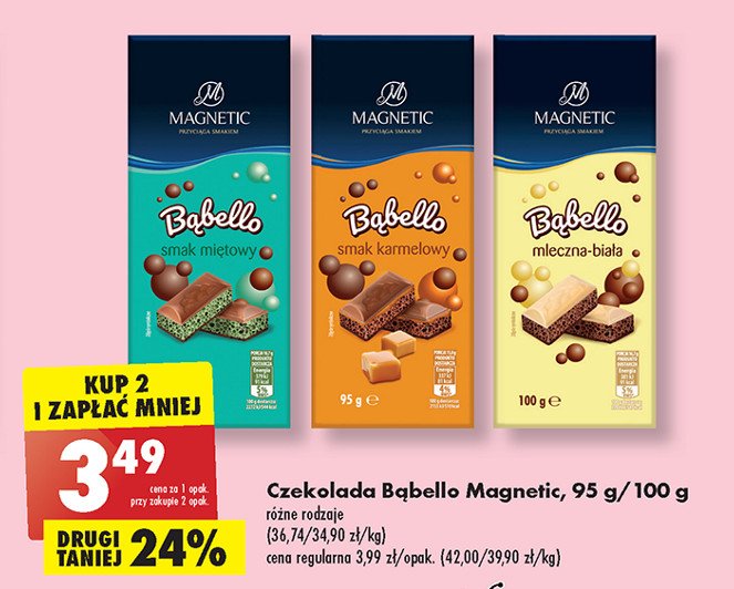 Czekolada B Belkowa Mleczna Bia A Magnetic B Bello Cena Promocje