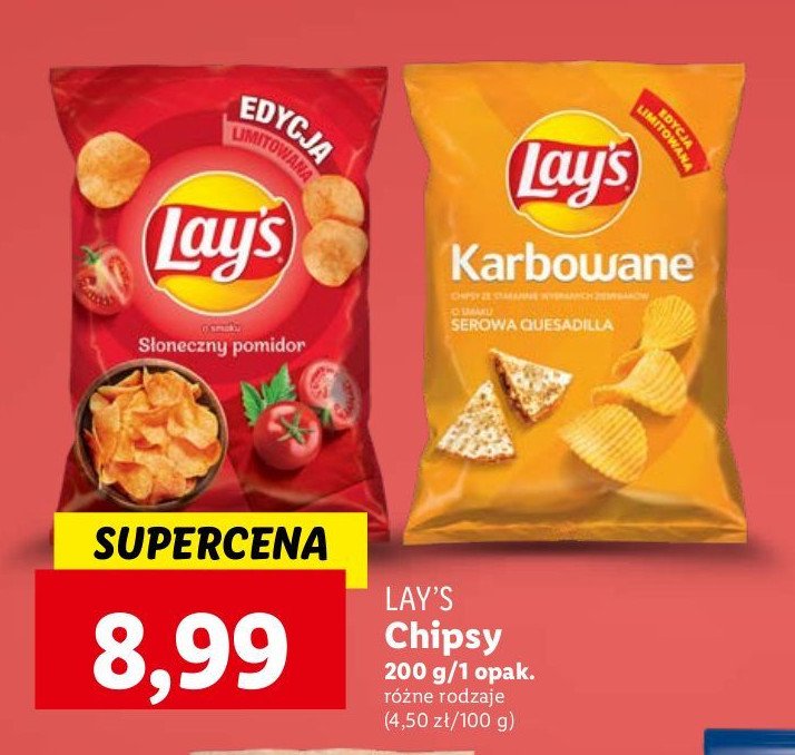 Chipsy Paprykowe Lay S Frito Lay Lay S Cena Promocje Opinie