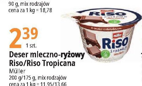 Deser Czekoladowo Kokosowy Muller Riso Tropicana Cena Promocje