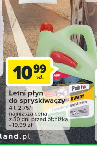 Letni płyn do spryskiwaczy psik psik Autoland cena promocje