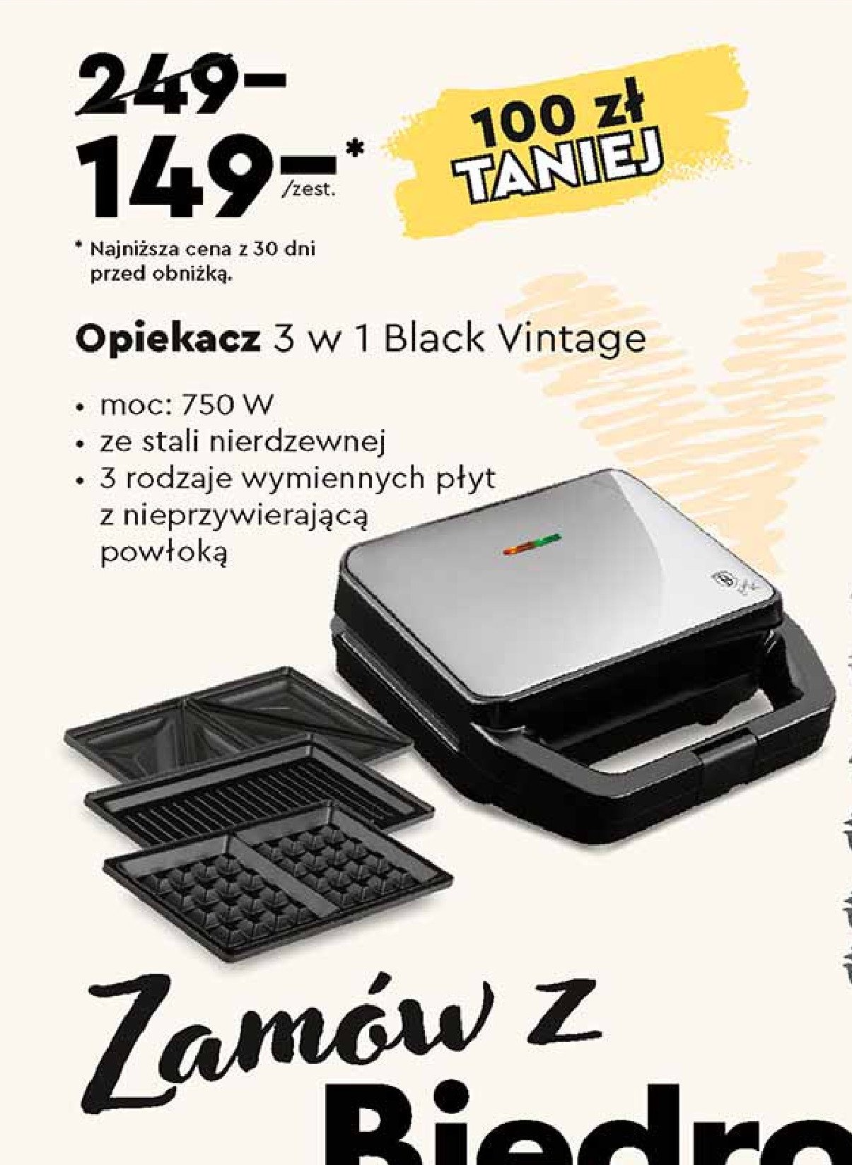 Opiekacz Black Vintage W Cena Promocje Opinie Sklep Blix Pl