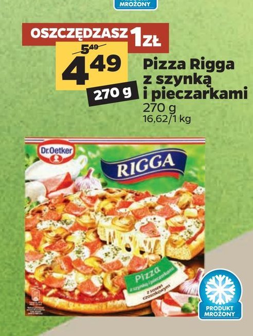 Pizza Z Szynk I Pieczarkami Dr Oetker Rigga Cena Promocje