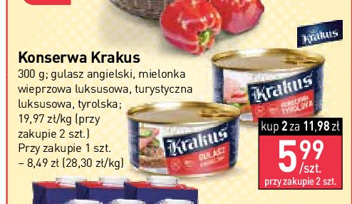 Mielonka Luksusowa W Sosie Krakus Animex Cena Promocje Opinie