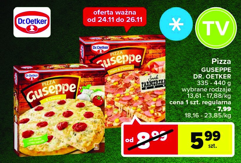 Pizza Guseppe Sery Dr Oetker Cena Promocje Sklepy Opinie