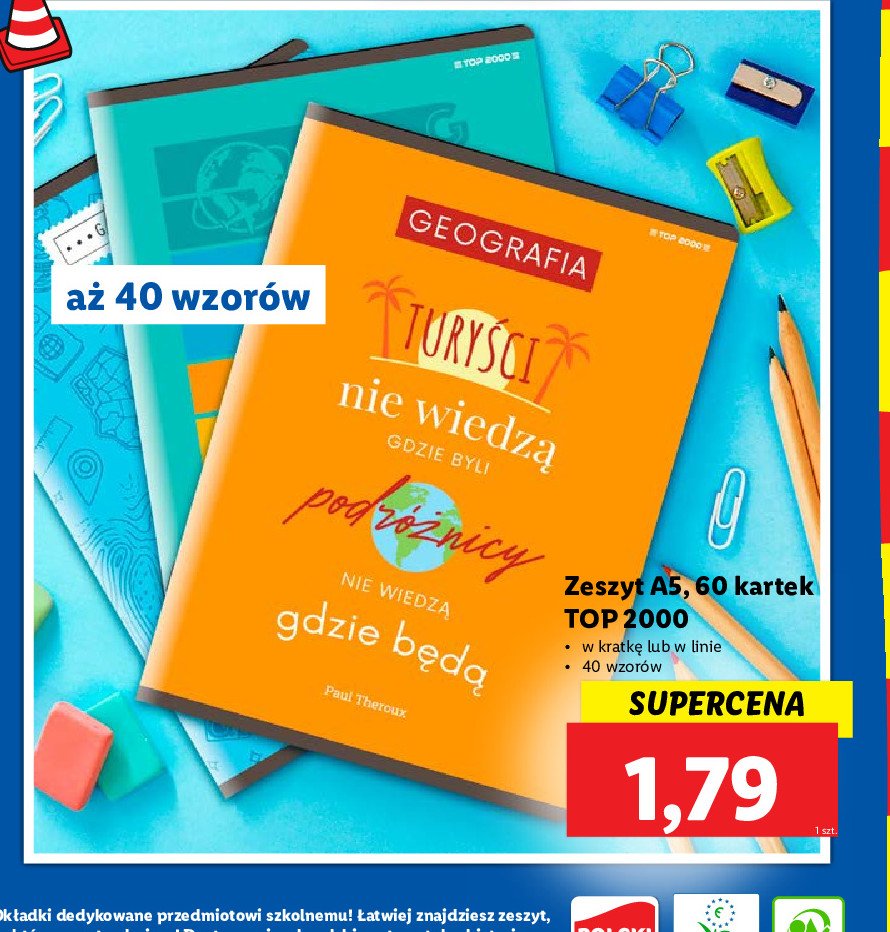 Zeszyt Tematyczny A5 60 Kratka Geografia Top 2000 Cena Promocje