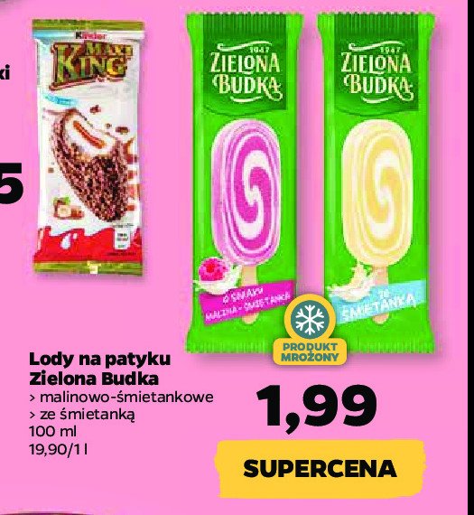 Lody Mietankowo Waniliowe Zielona Budka Happy Twist Cena Promocje