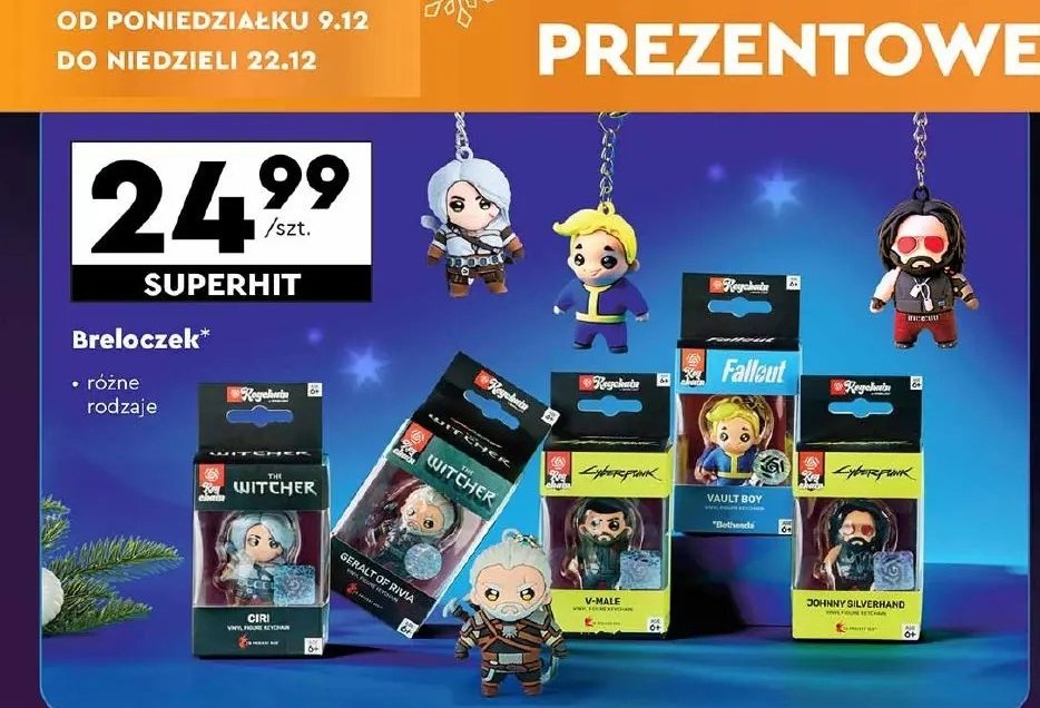 Brelok geralt promocja w Biedronka