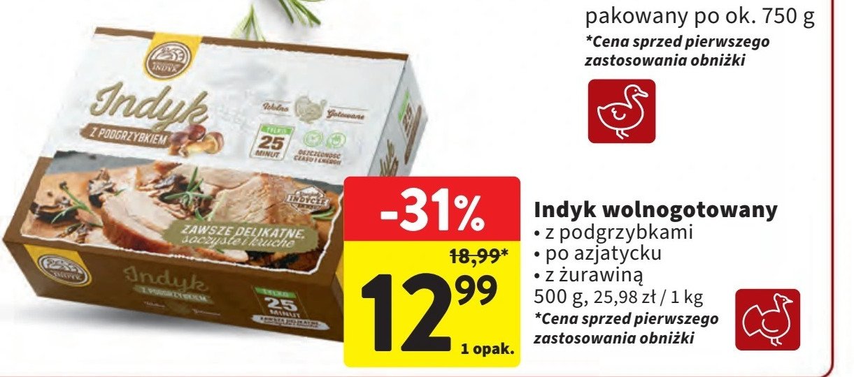 Indyk wolno gotowany z żurawiną Wielkopolski indyk promocja