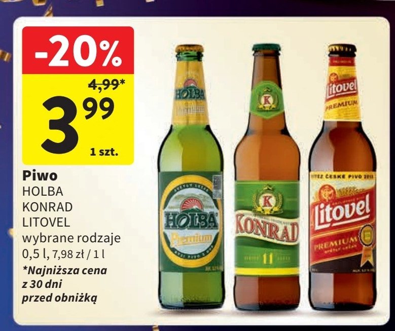 Piwo Holba premium promocja