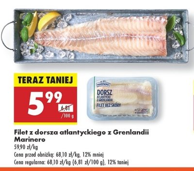 Fileciki z dorsza atlantyckiego Marinero kids promocja