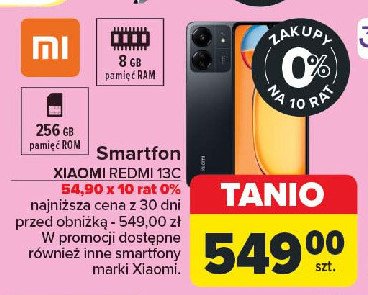 Smartfon redmi 13c Xiaomi promocja