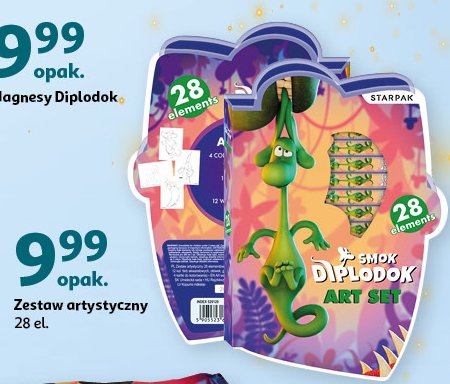 Zestaw artystyczny smok diplodok Starpak promocja w Auchan