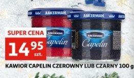 Kawior capelin czerwony Aakerman promocja