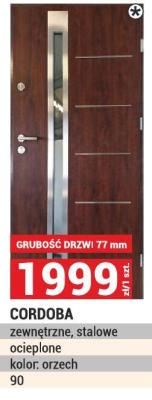 Drzwi CORDOBA zewnętrzne, stalowe promocja w Merkury Market