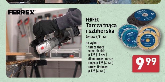 Tarcza listkowa do szlifowania 80 Ferrex promocja